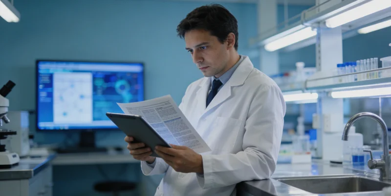 高碑店基因检测实验室内部工作