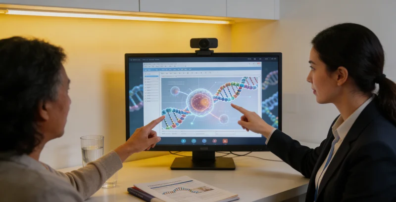 新乡遗传咨询师向家庭讲解APC