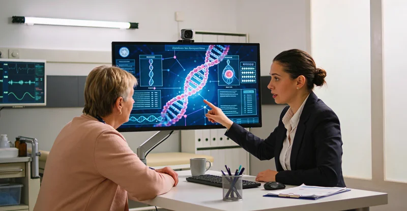 鸡西遗传咨询师为家庭讲解基因检