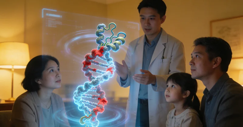 五指山遗传咨询师与家庭沟通场景