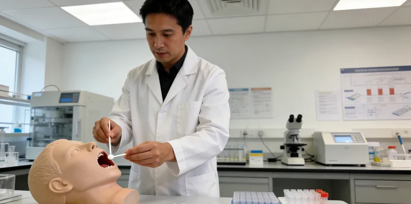 沙河社区医院儿科视力检查场景