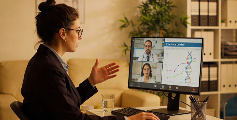 伊春遗传咨询师为家庭解读基因报