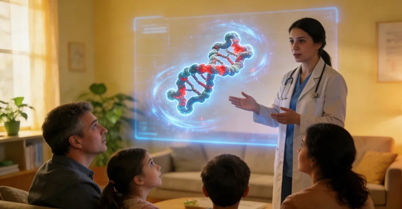 慈溪家庭遗传咨询温馨场景图