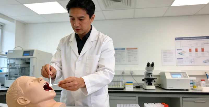 哈尔滨医院内镜中心医生进行胃镜