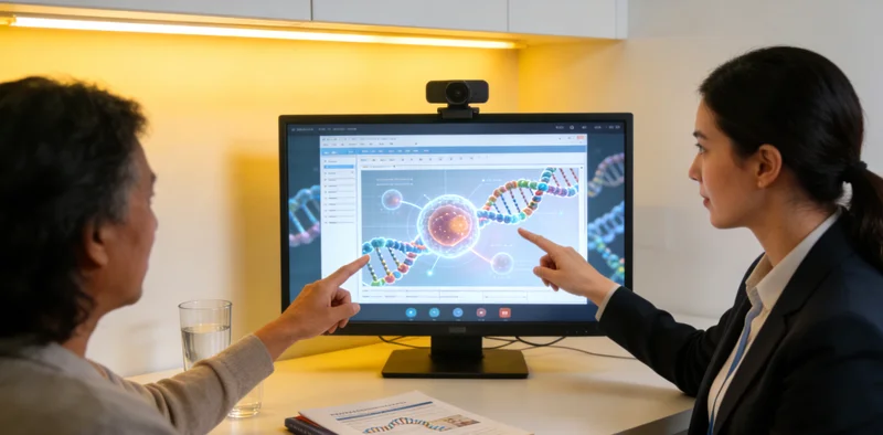 德惠患者与医生进行遗传咨询沟通