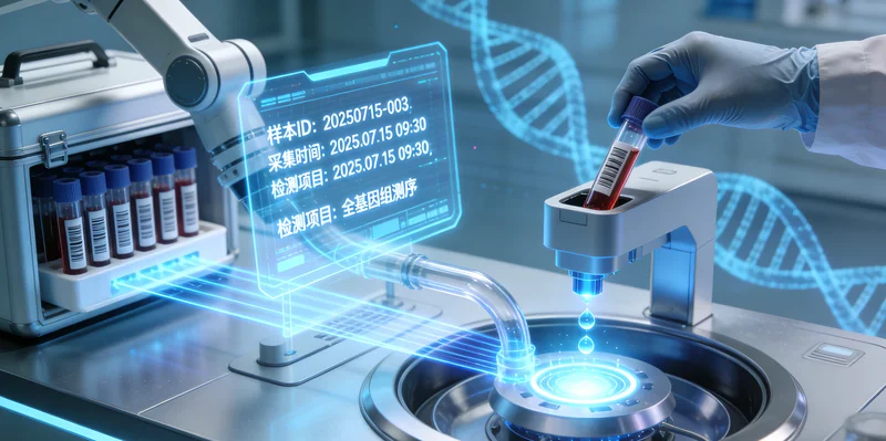 伊旗本地护士为儿童采集血样用于