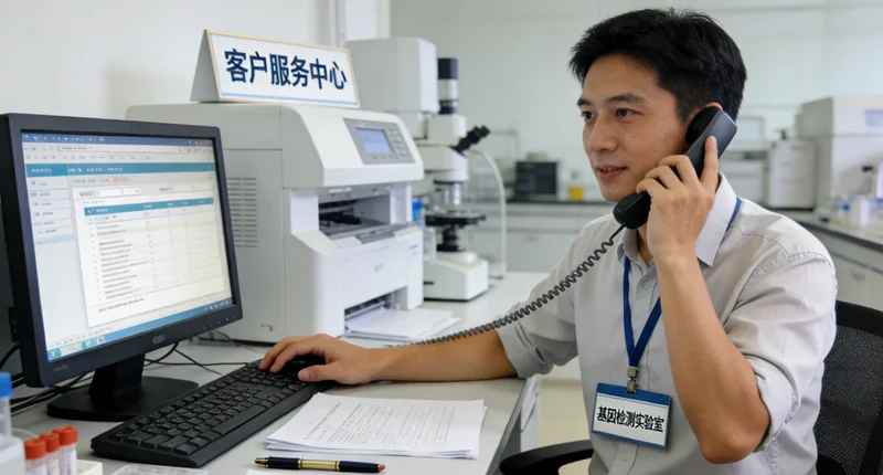 乐山居民在专业机构查看基因检测