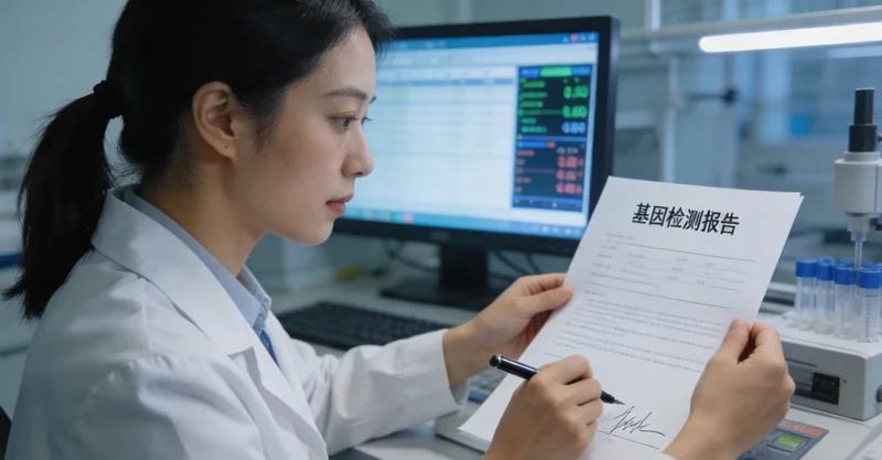 遵义基因检测报告专业解读示意图