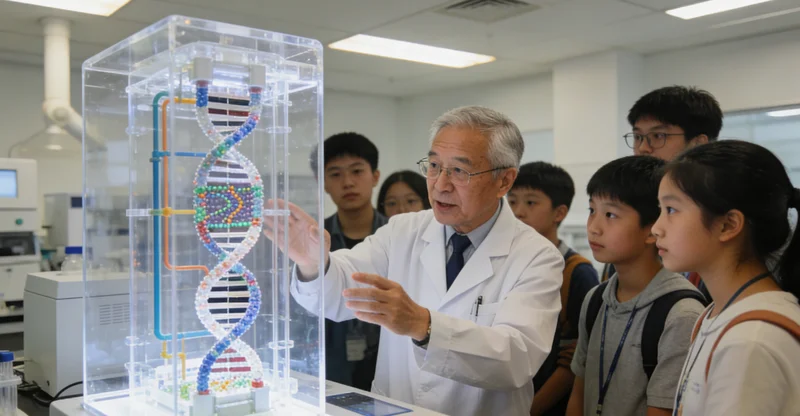 邛崃遗传咨询师与居民亲切沟通基