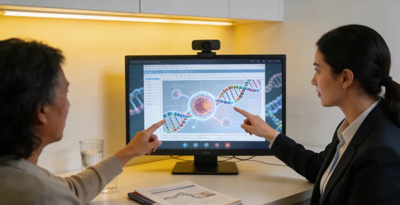 佳木斯医生解读基因检测报告并与