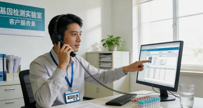 土左旗居民进行遗传咨询场景