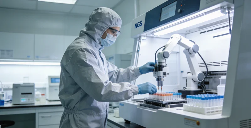 吴忠年轻技术工人进行基因检测获