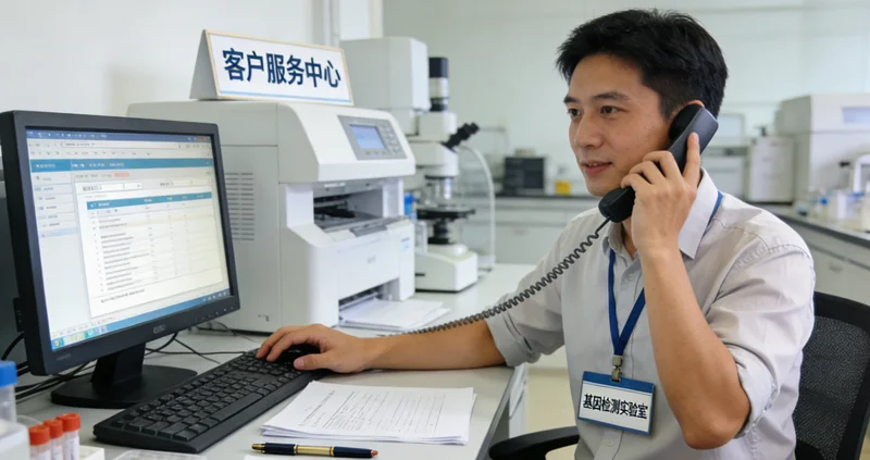 舒兰家庭进行专业遗传咨询的场景