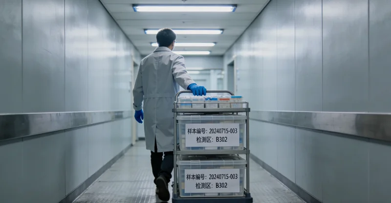 牙克石居民在医院进行基因检测样