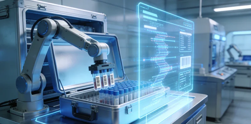 象征RET基因检测的DNA双螺