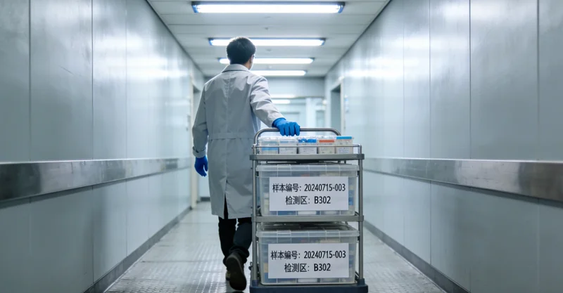 凌源医院护士进行抽血采集基因样