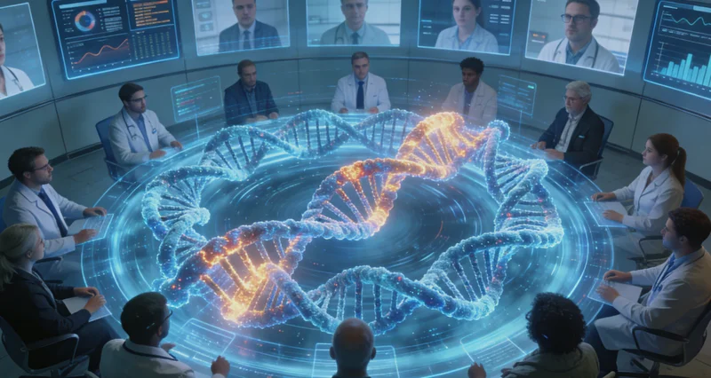 咸阳家庭进行遗传健康咨询场景