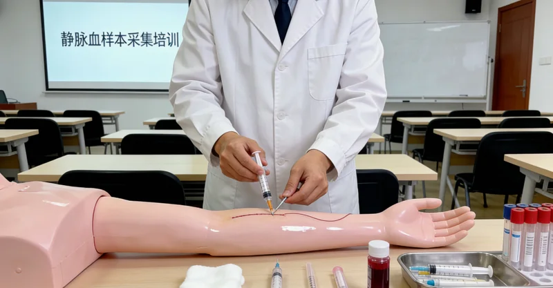 哈密护士进行基因检测静脉血样本