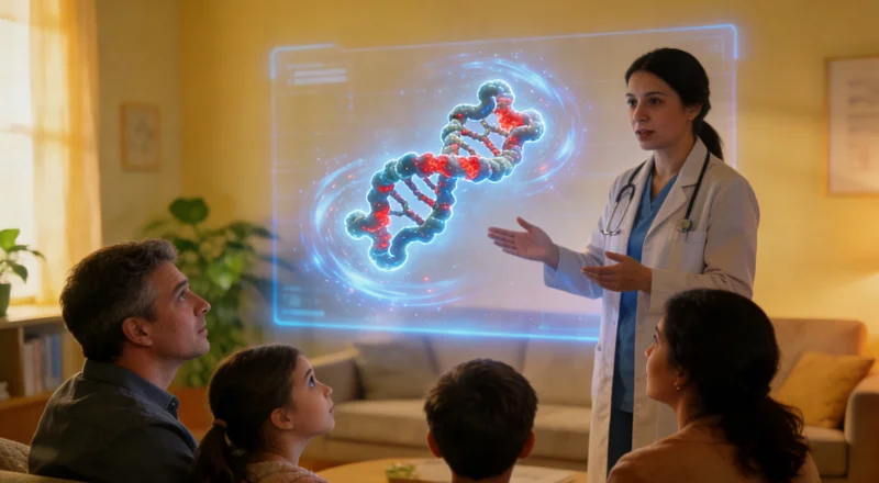 淮南遗传咨询医生向家庭解释基因