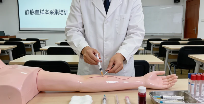 怀化医院为儿童进行基因检测采血