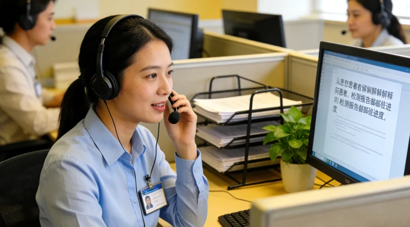 阿右旗儿童医院抽血检查场景