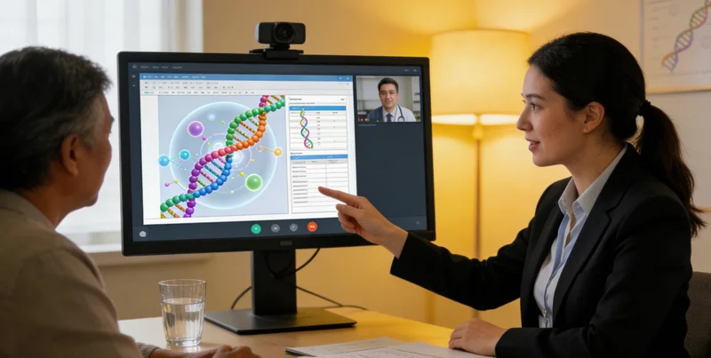 台山遗传咨询师与女性进行乳腺癌