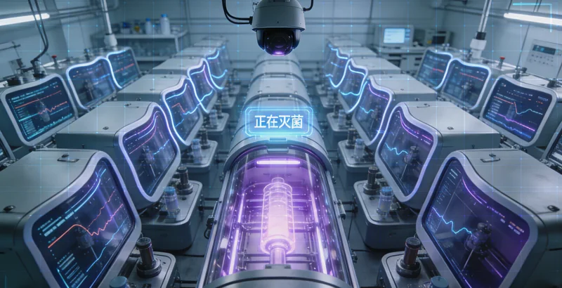 象征基因科学与未来健康的抽象概