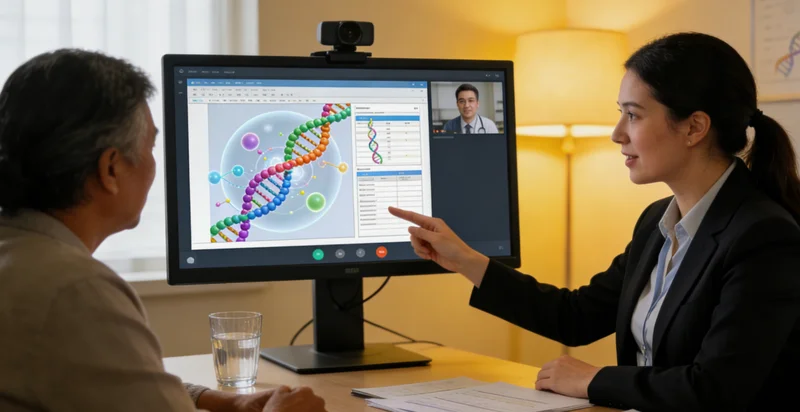 晋州遗传咨询师与咨询者进行BR