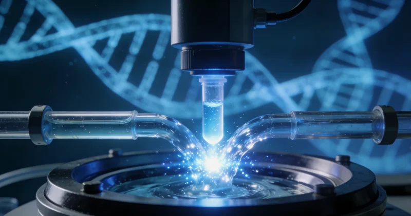 三门峡医院护士进行基因检测采血