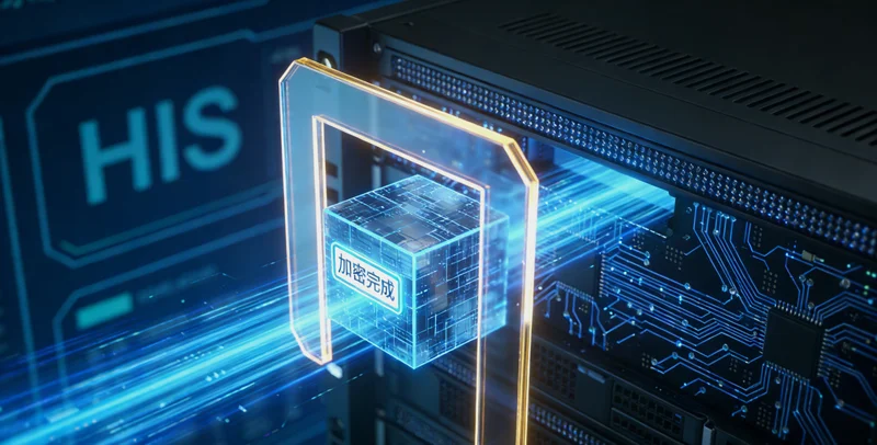 象征隐私保护与家庭支持的温馨画