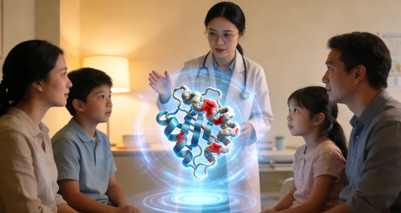 什邡遗传咨询师为咨询者讲解基因