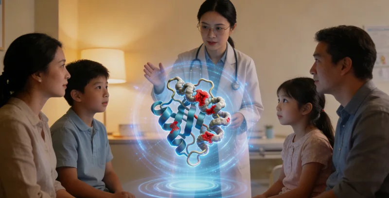 清远家族遗传咨询场景，医生与家