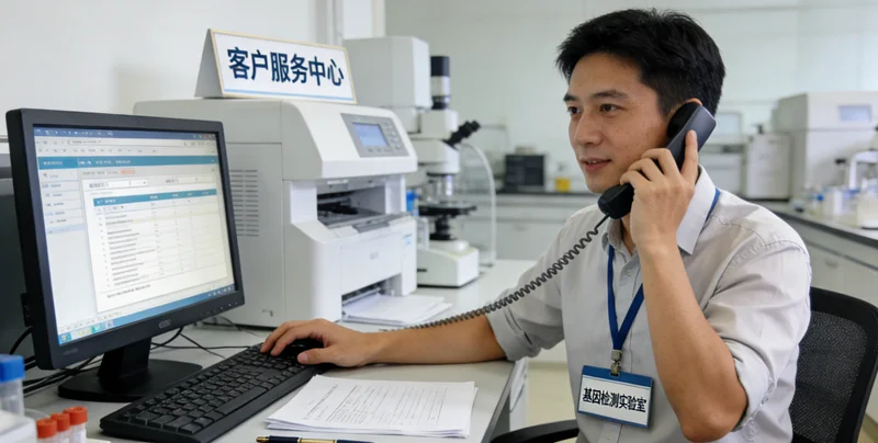 新郑遗传咨询师向患者解读基因检