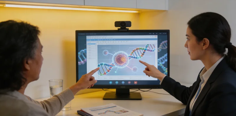 察右中旗家庭与医生进行遗传咨询