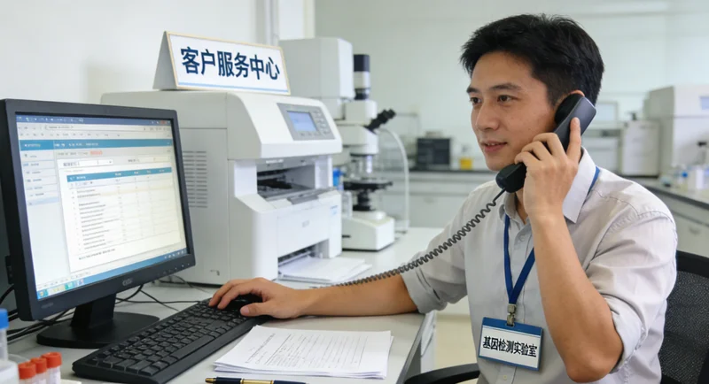 开平家庭查看基因检测报告并进行