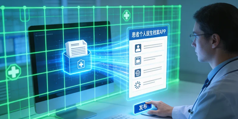 洪湖家庭共同查看健康报告并沟通