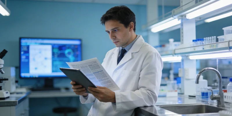 崇左基因检测实验室技术人员在进