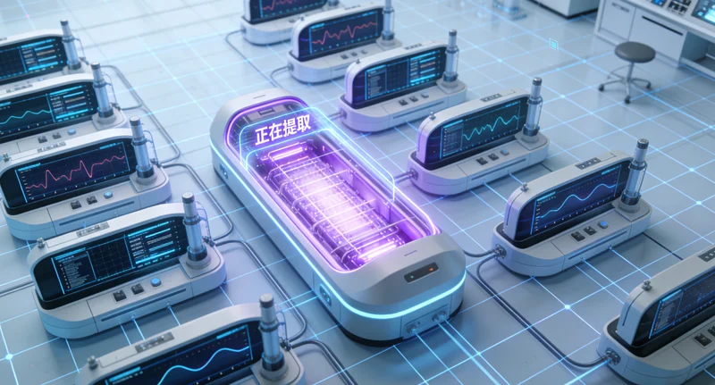 实验室技术人员进行基因测序分析