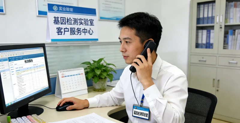 西苏旗医院遗传咨询室，医生正向