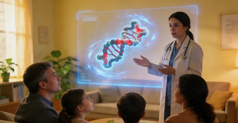 海北州遗传咨询门诊医生与家庭沟