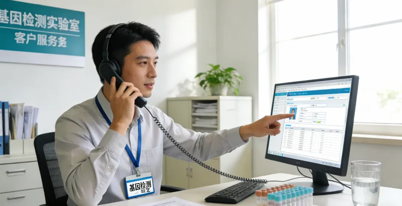 凯里遗传咨询师与女性咨询者沟通