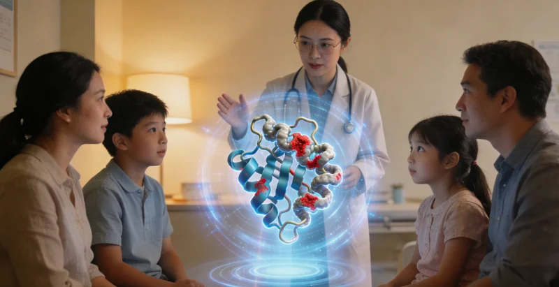 延安医院遗传咨询门诊医生与患者