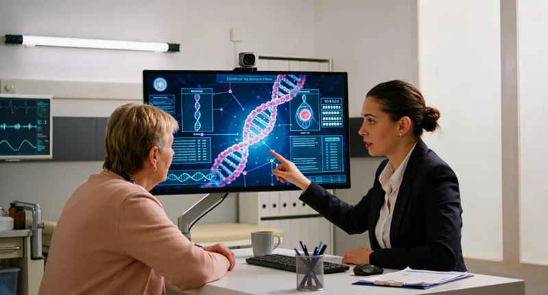 西宁医生为市民解读基因检测报告