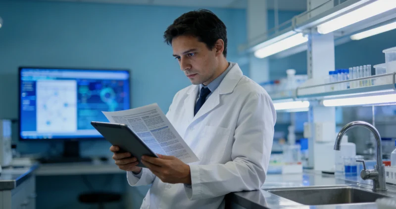 东港基因检测中心实验室技术人员