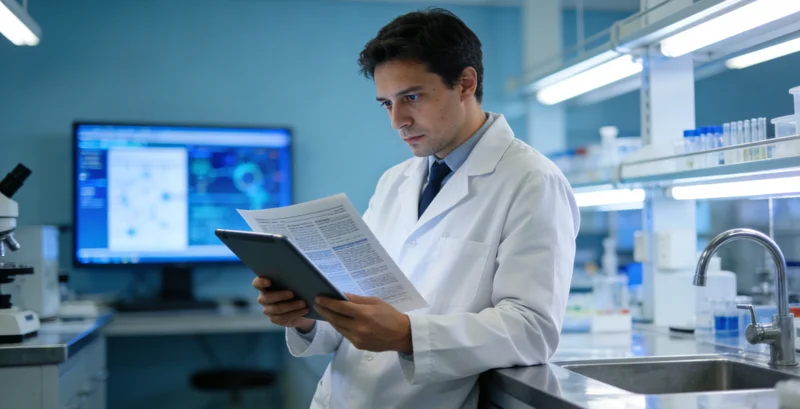 临沂基因检测实验室技术人员进行