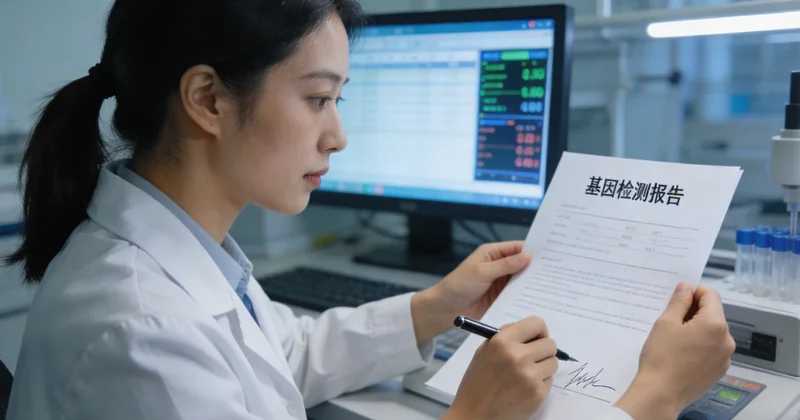 平泉读者查看PJS基因检测报告