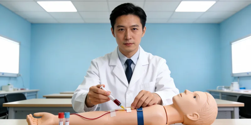 平湖居民进行基因检测血液采样