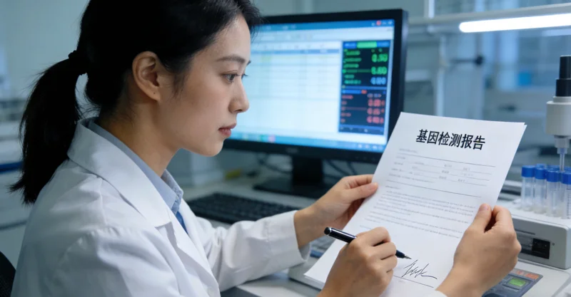 甘南MEN基因检测报告解读示意