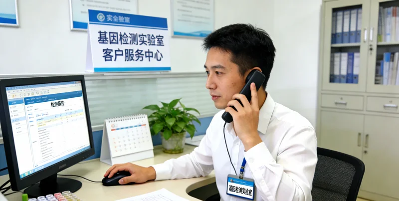 罗定遗传咨询师与女性患者亲切交