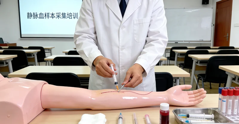 太原市民进行基因检测静脉血采样